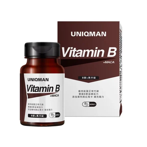 UNIQMAN B群+馬卡錠【維生素B群抗疲勞】：圖片 2